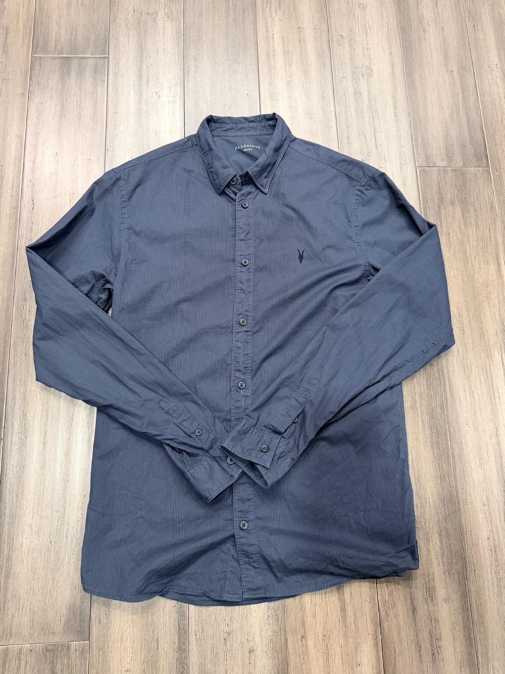 ALL SAINTS long sleeve bottom up shirt 
Size Small
